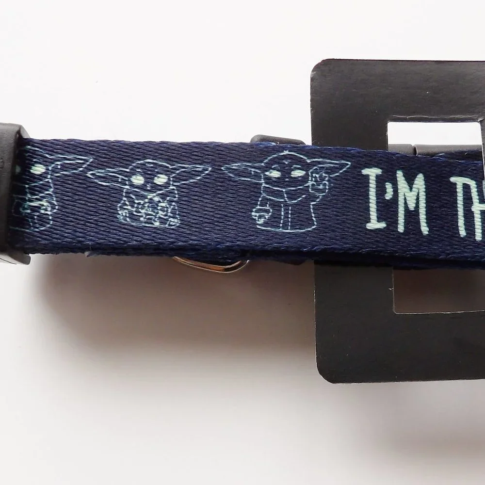 Star Wars Mandalorian Baby Yoda I'm The Favorite Child Dog Collar Medium NEW